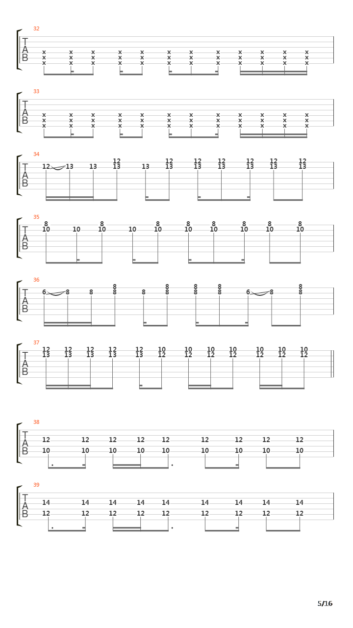 Internal Cannon吉他谱