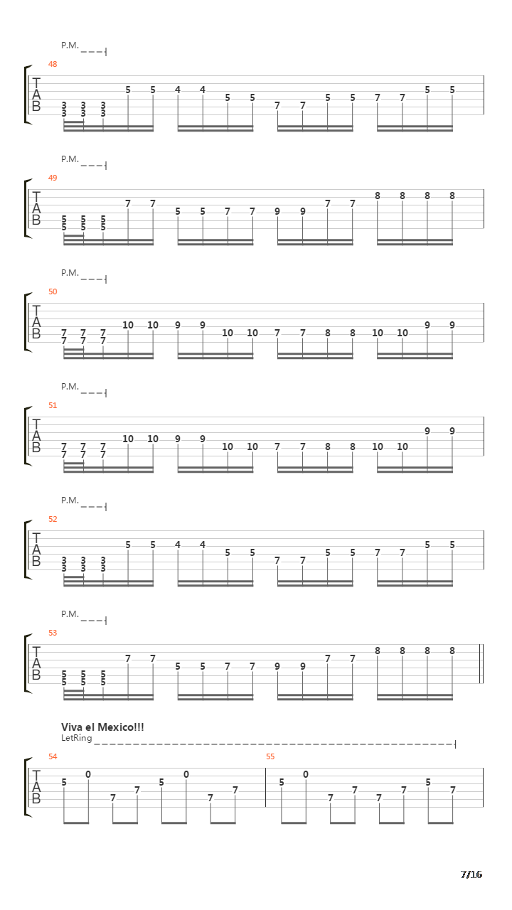 Internal Cannon吉他谱