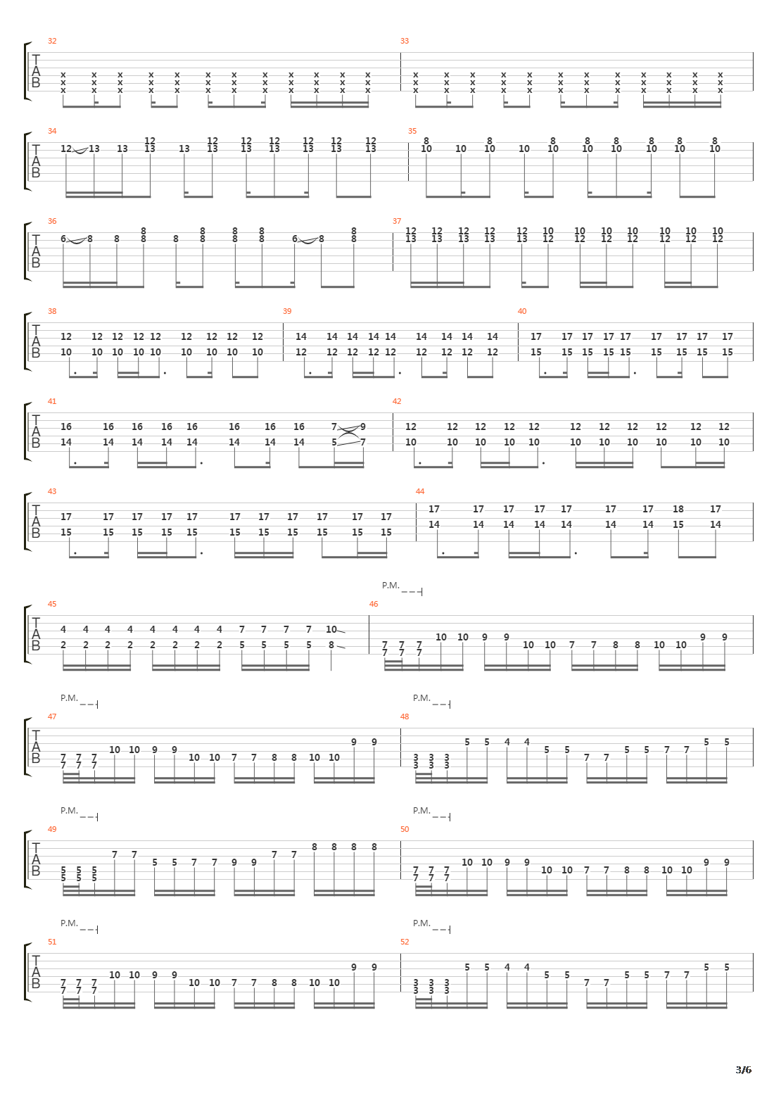 Internal Cannon吉他谱