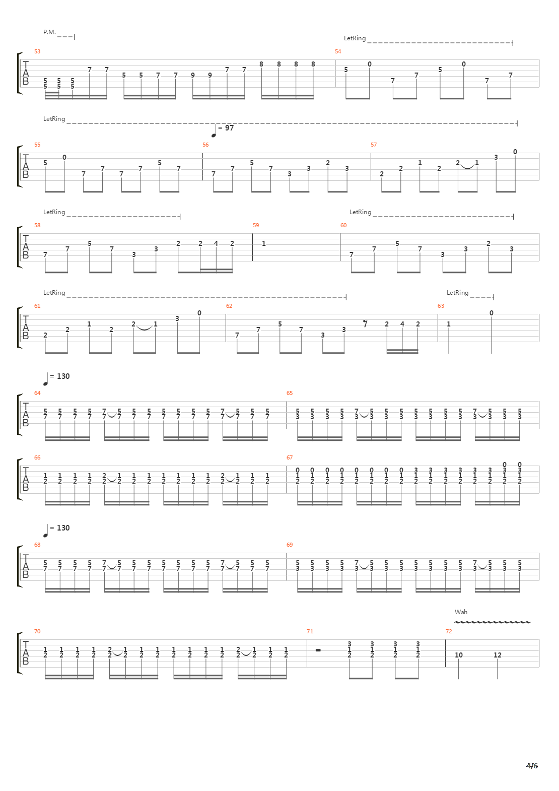 Internal Cannon吉他谱