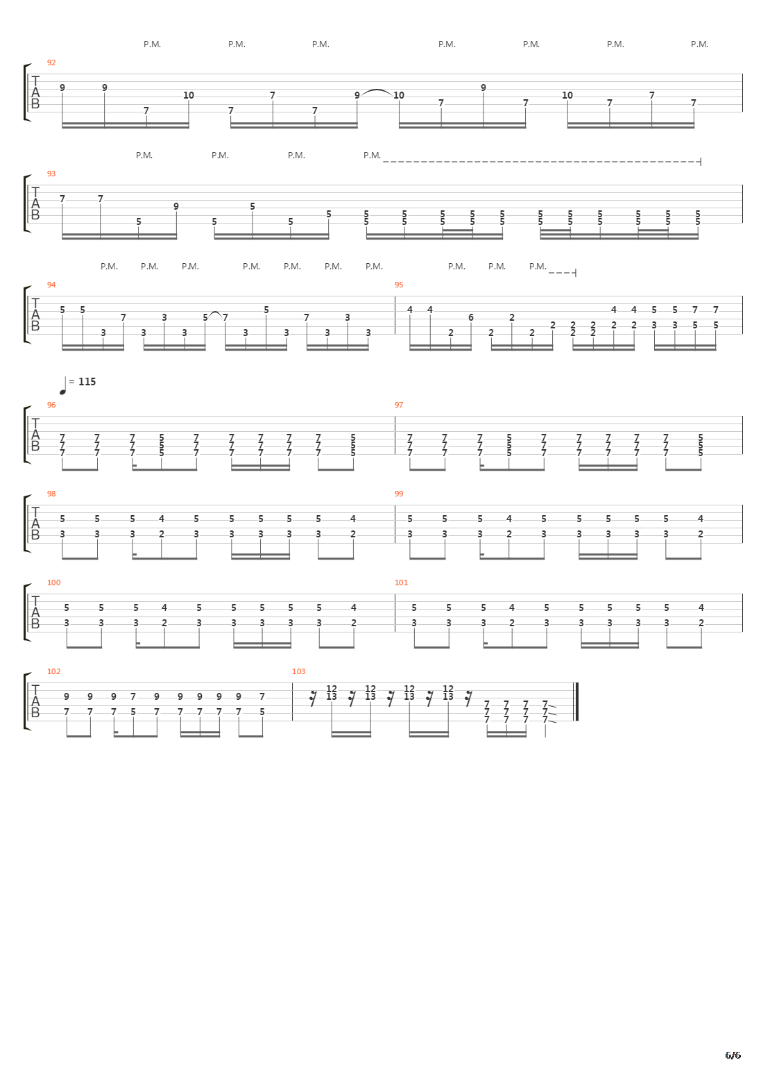 Internal Cannon吉他谱