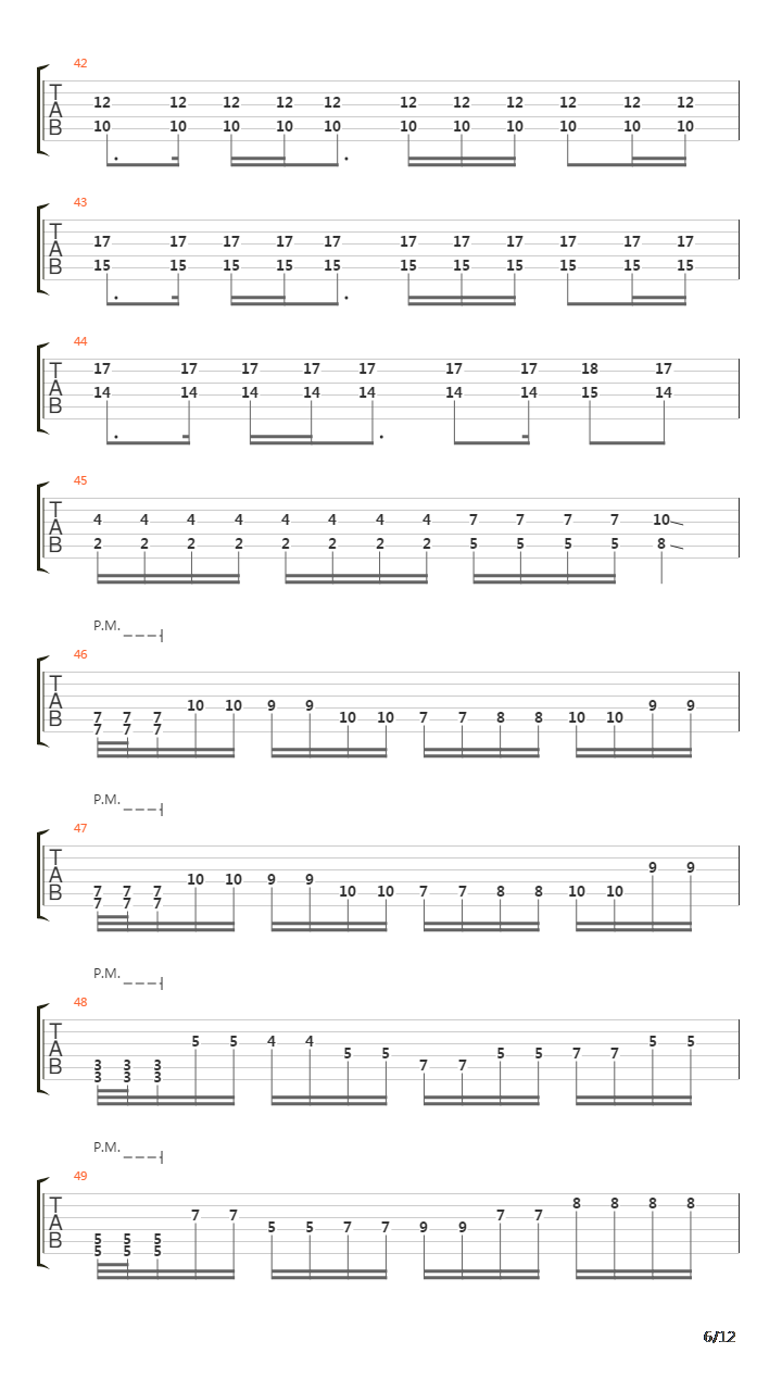 Internal Cannon吉他谱