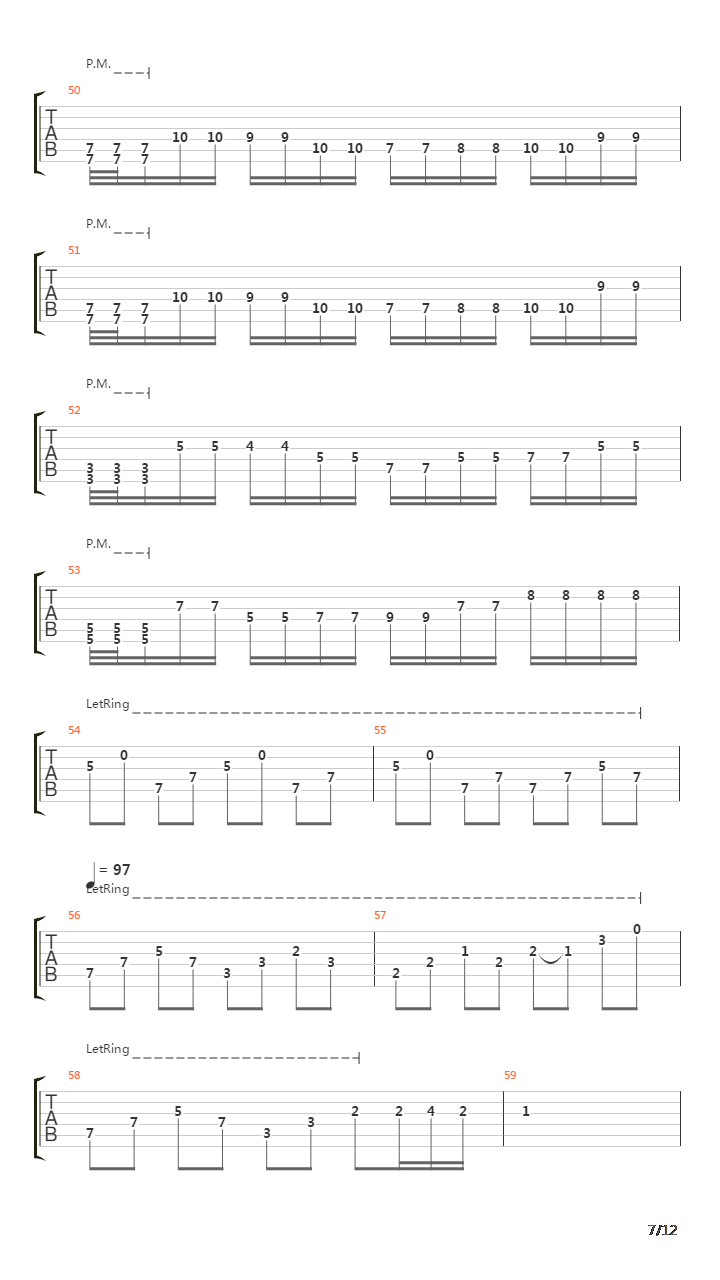 Internal Cannon吉他谱