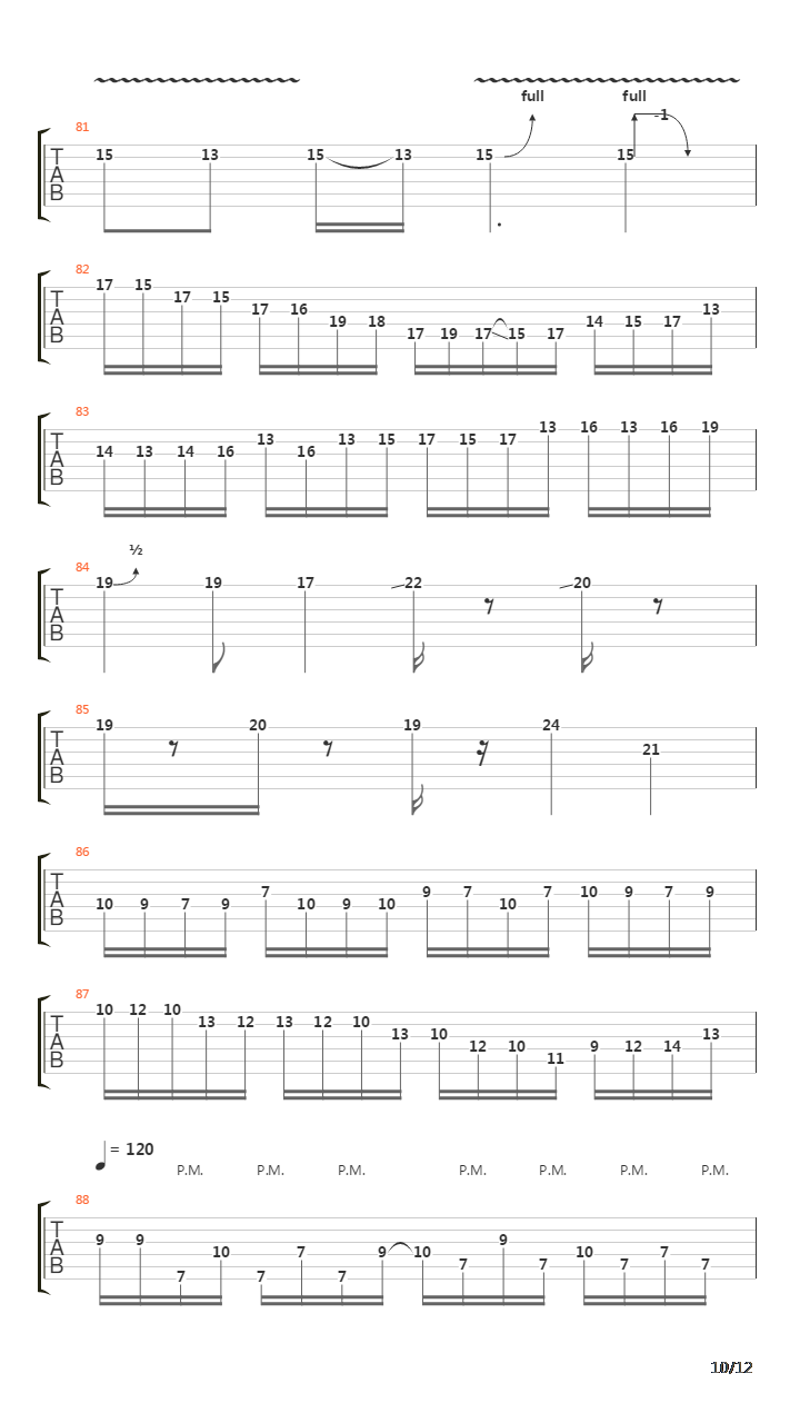 Internal Cannon吉他谱