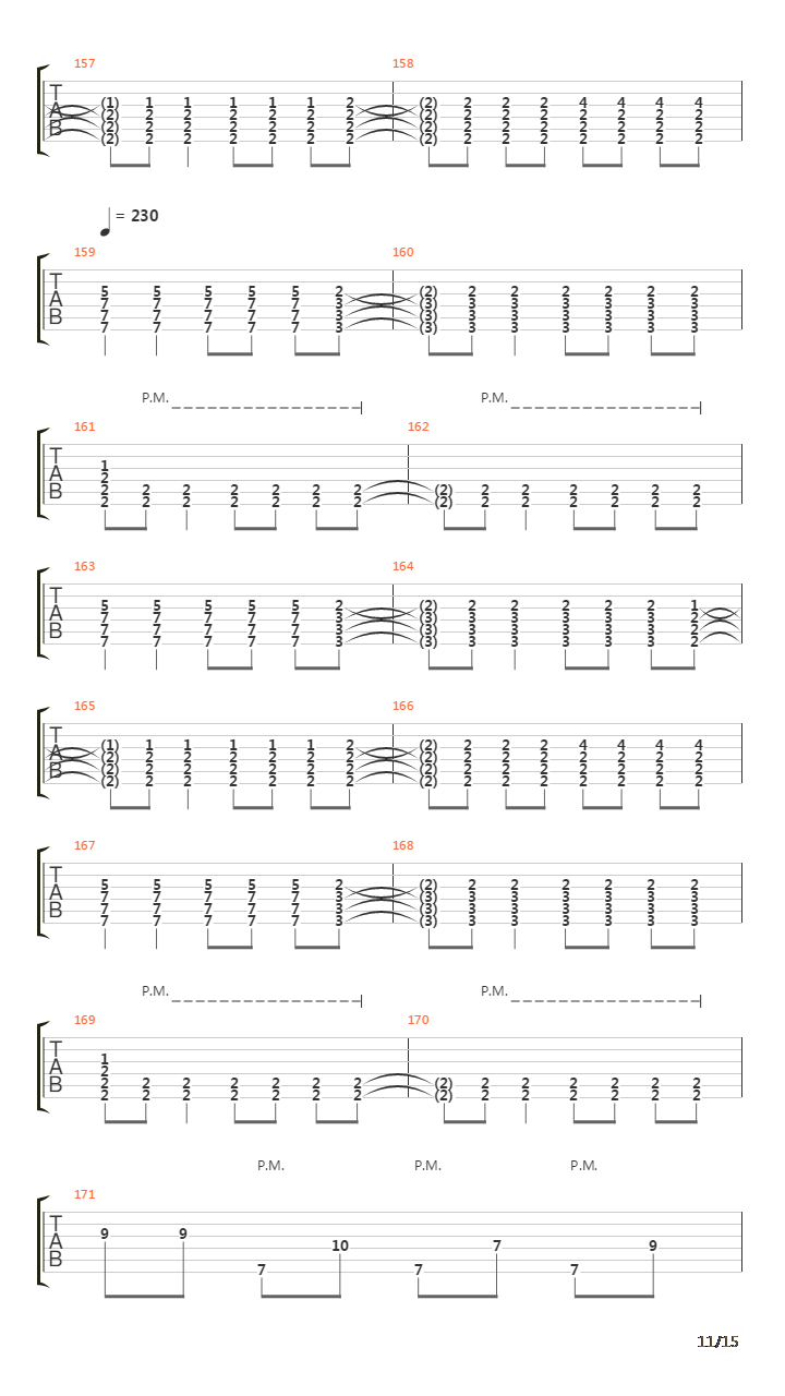 Internal Cannon吉他谱