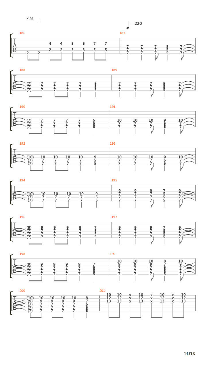 Internal Cannon吉他谱