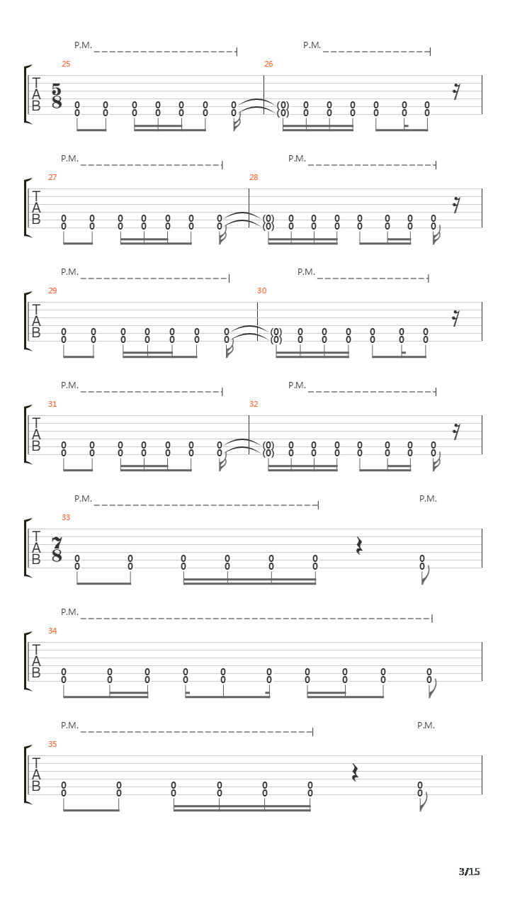 Internal Cannon吉他谱