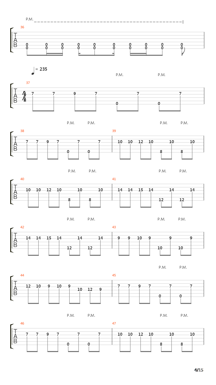 Internal Cannon吉他谱