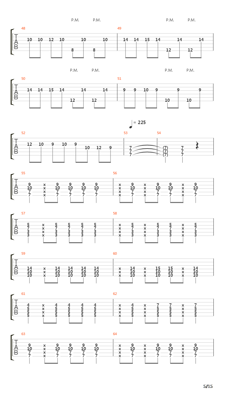 Internal Cannon吉他谱