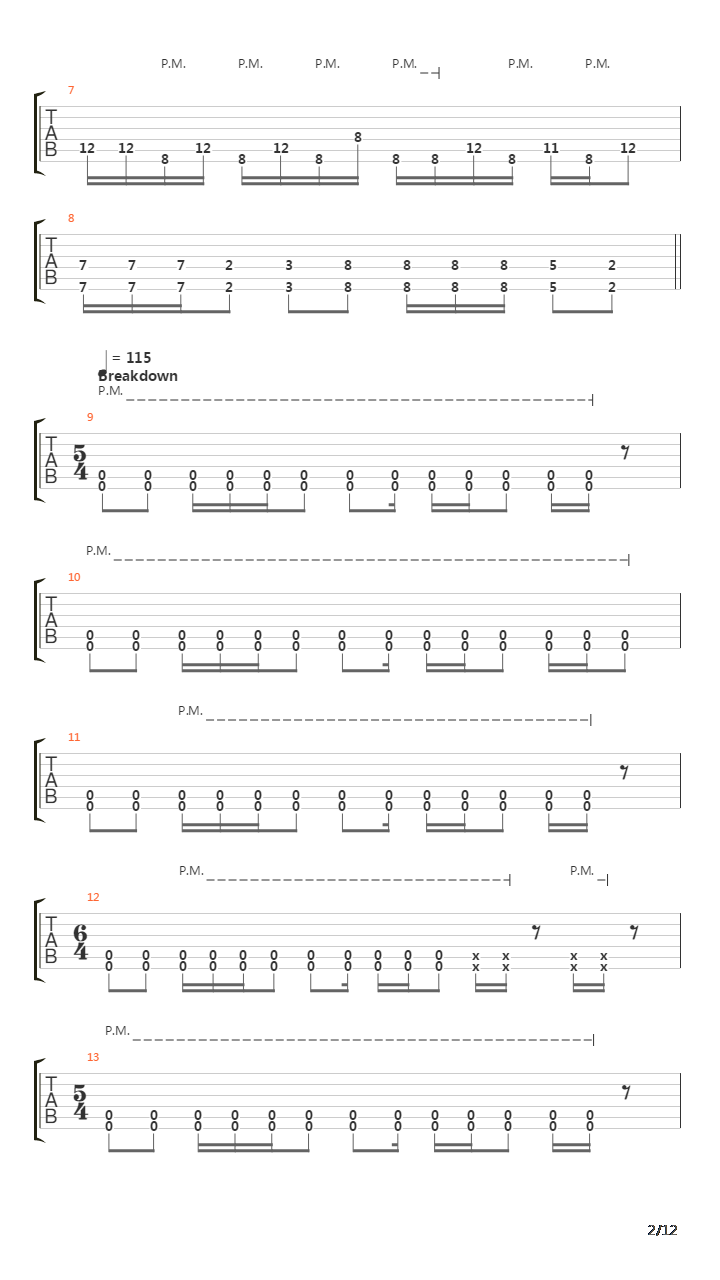 Internal Cannon吉他谱