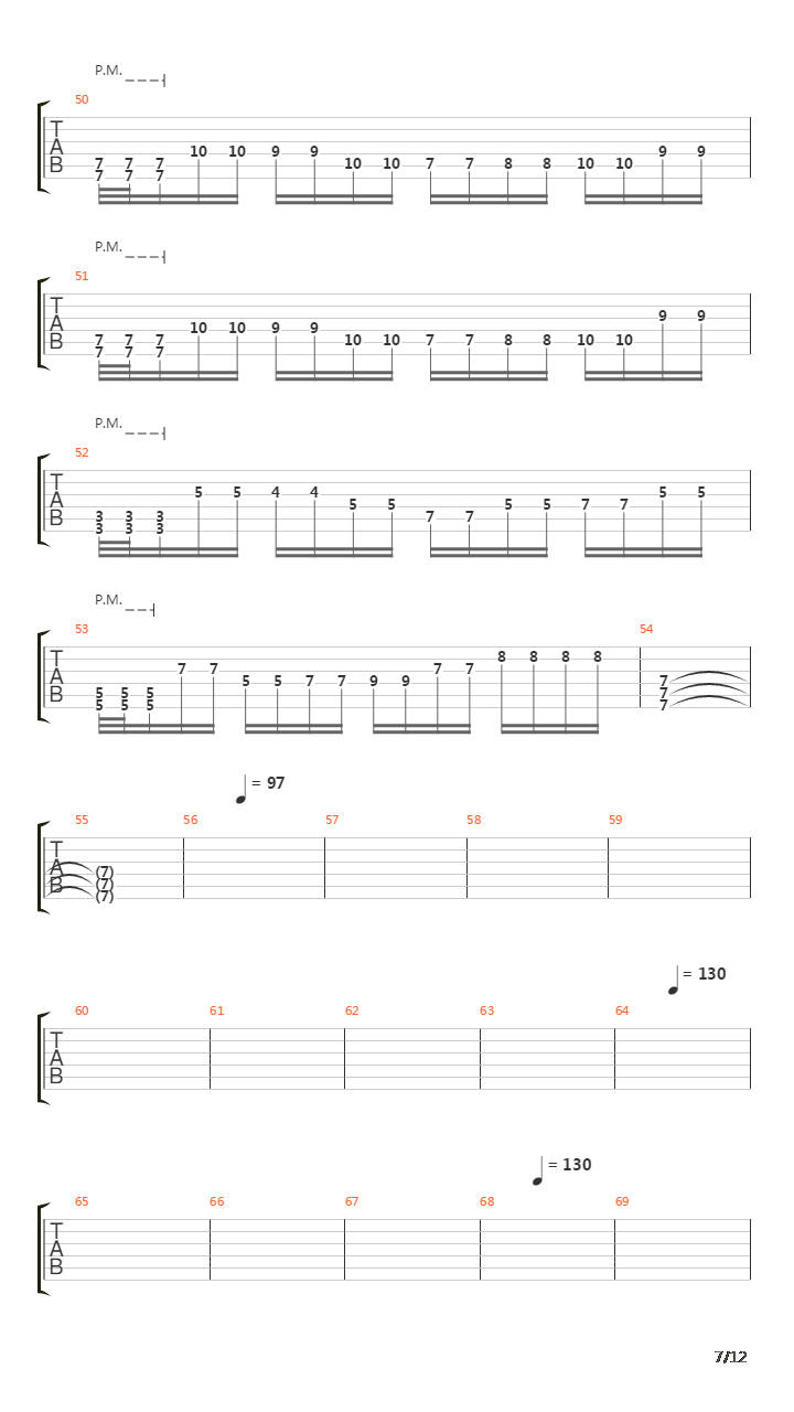 Internal Cannon吉他谱