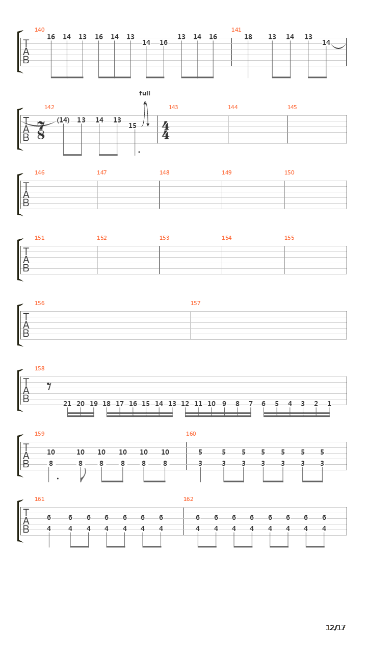 Marianas Trench吉他谱
