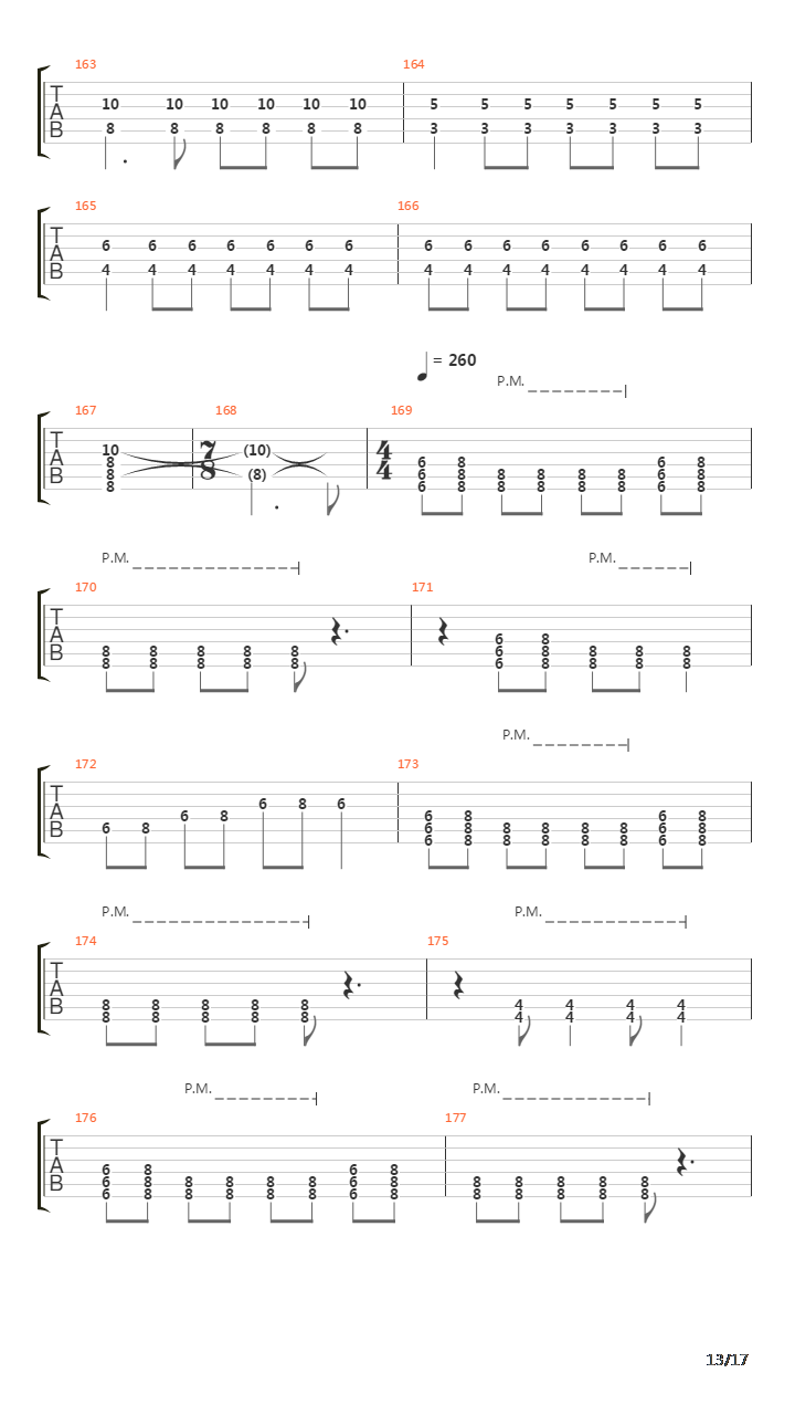 Marianas Trench吉他谱