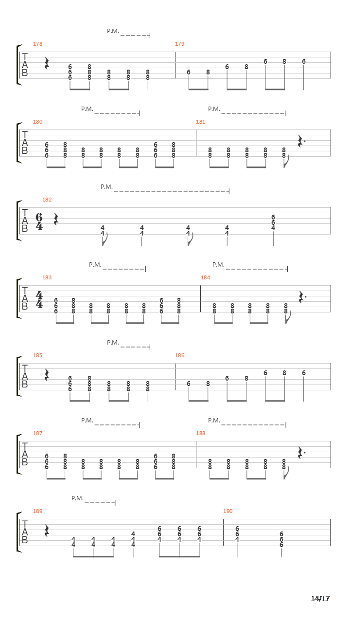 Marianas Trench吉他谱