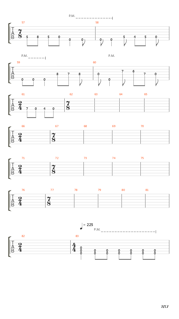 Marianas Trench吉他谱