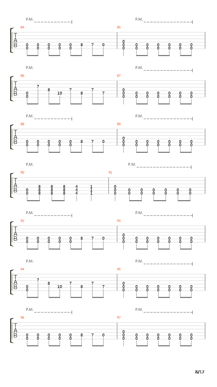 Marianas Trench吉他谱