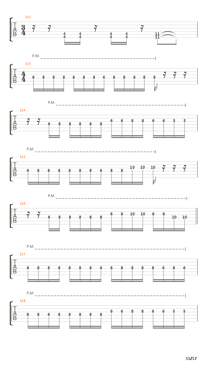 Marianas Trench吉他谱