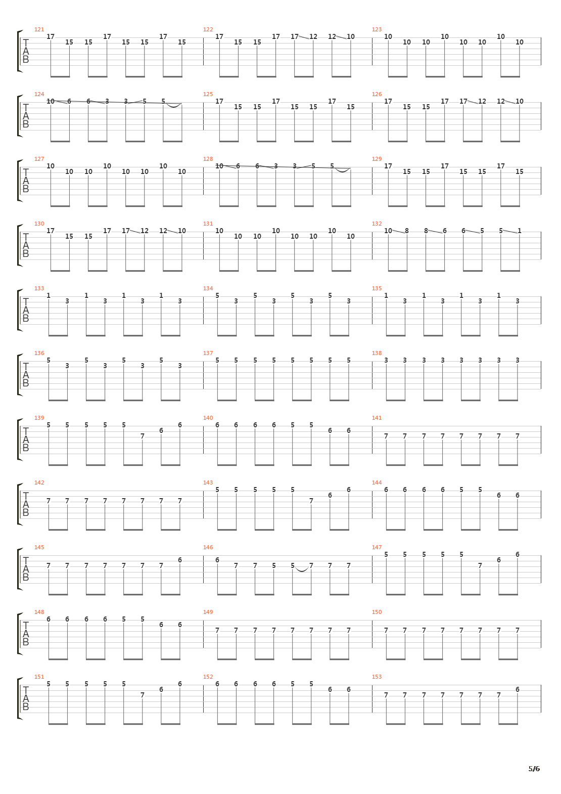 Meridian吉他谱