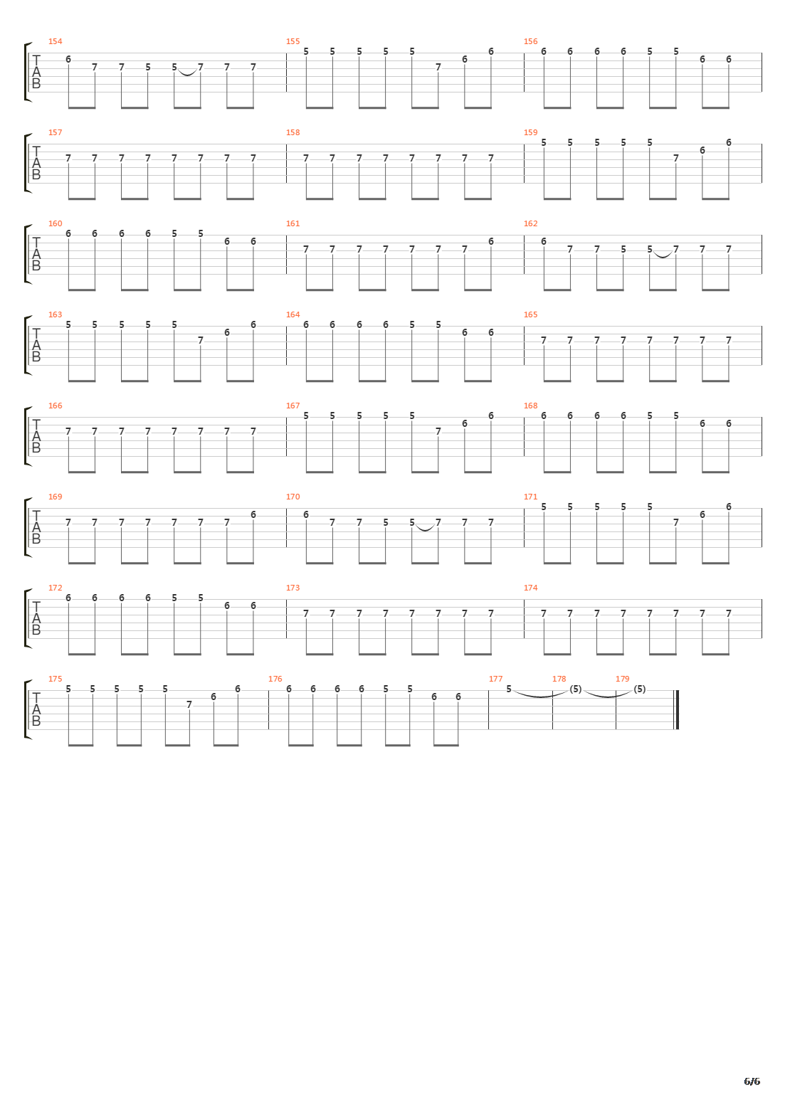 Meridian吉他谱