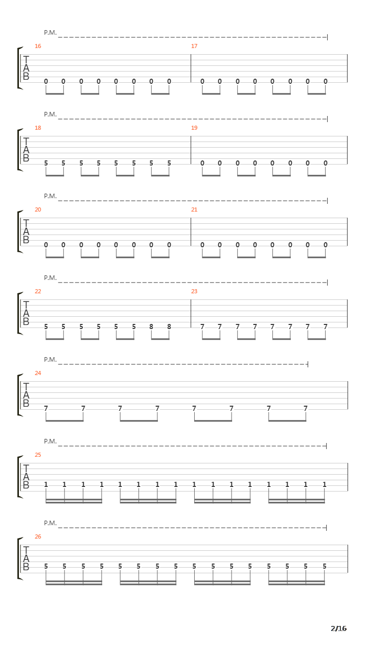 Meridian吉他谱