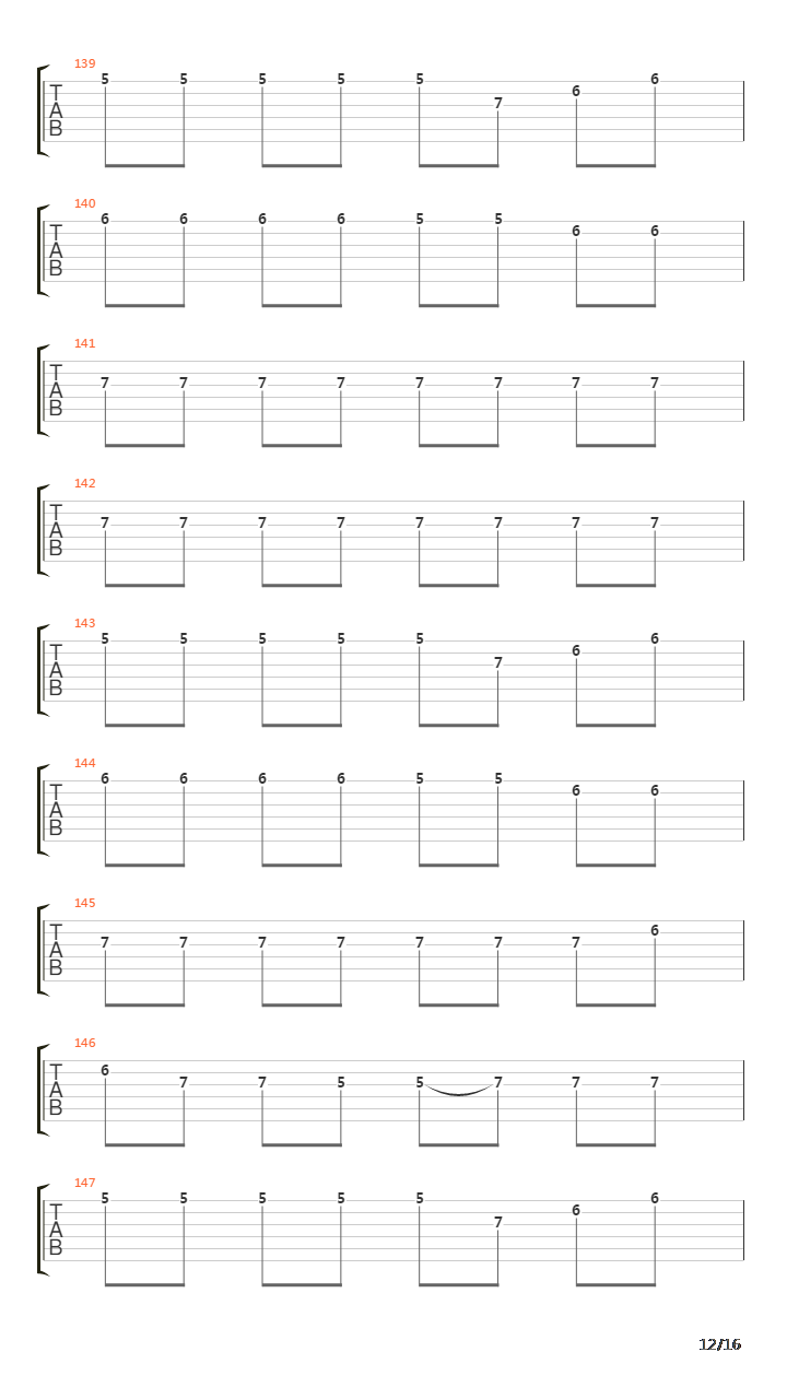 Meridian吉他谱
