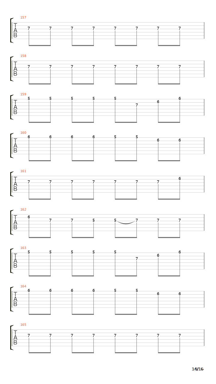 Meridian吉他谱