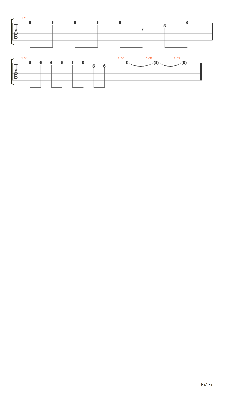 Meridian吉他谱