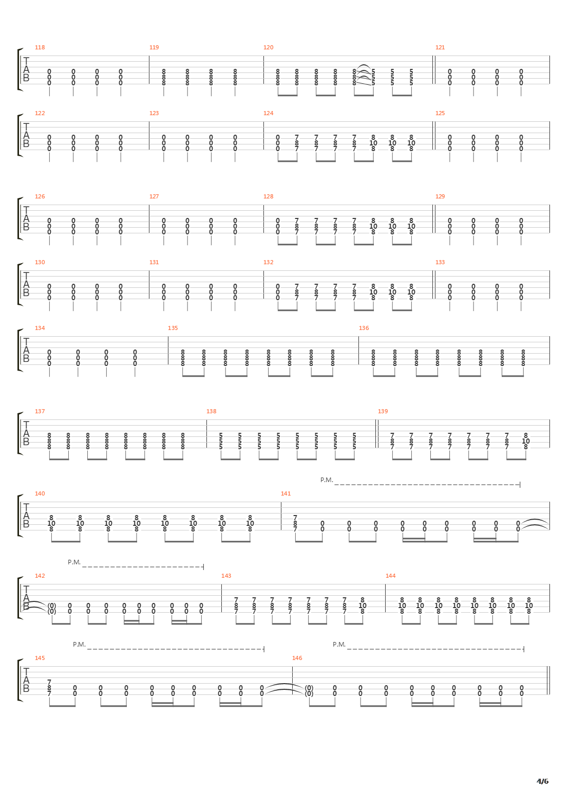 Meridian吉他谱