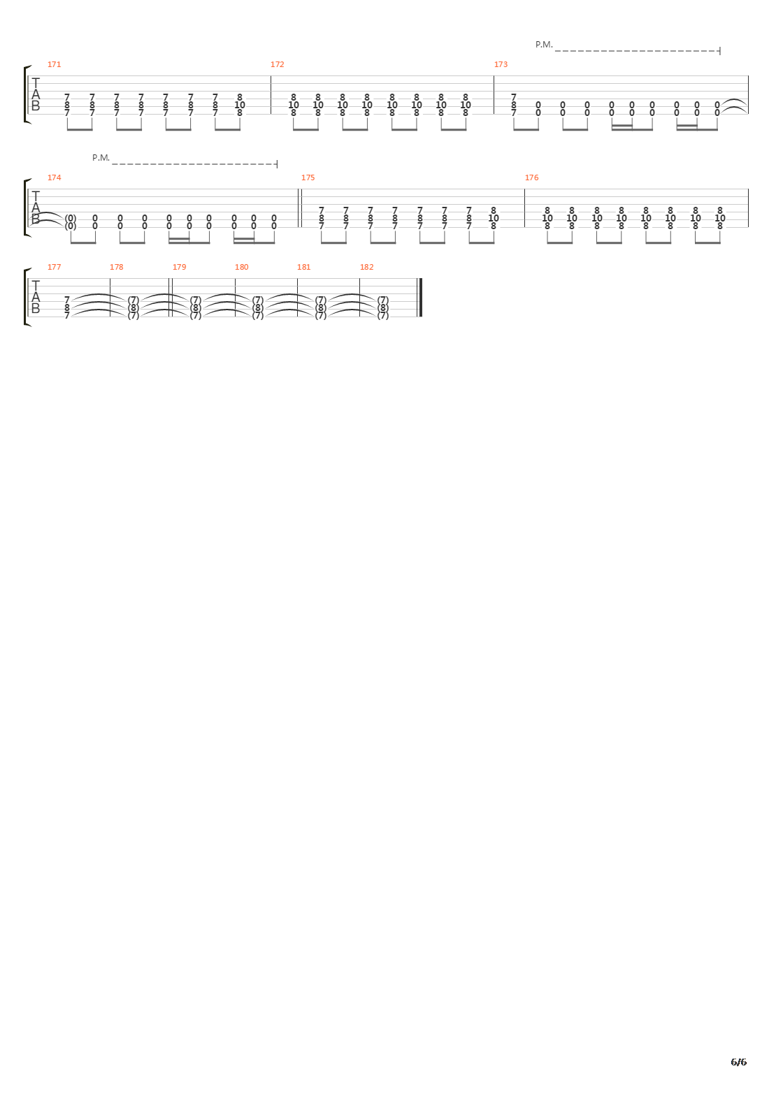 Meridian吉他谱