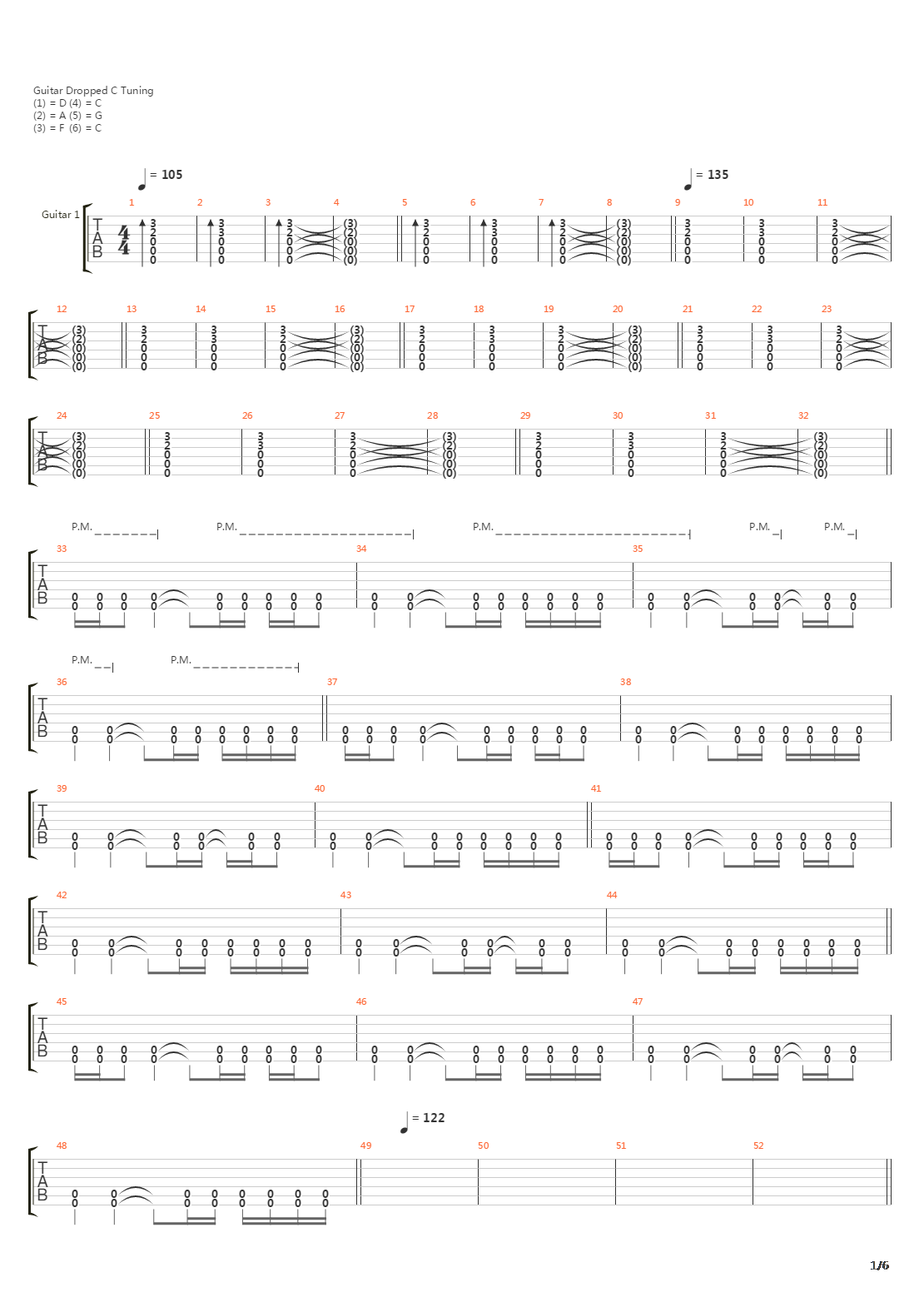 Meridian吉他谱