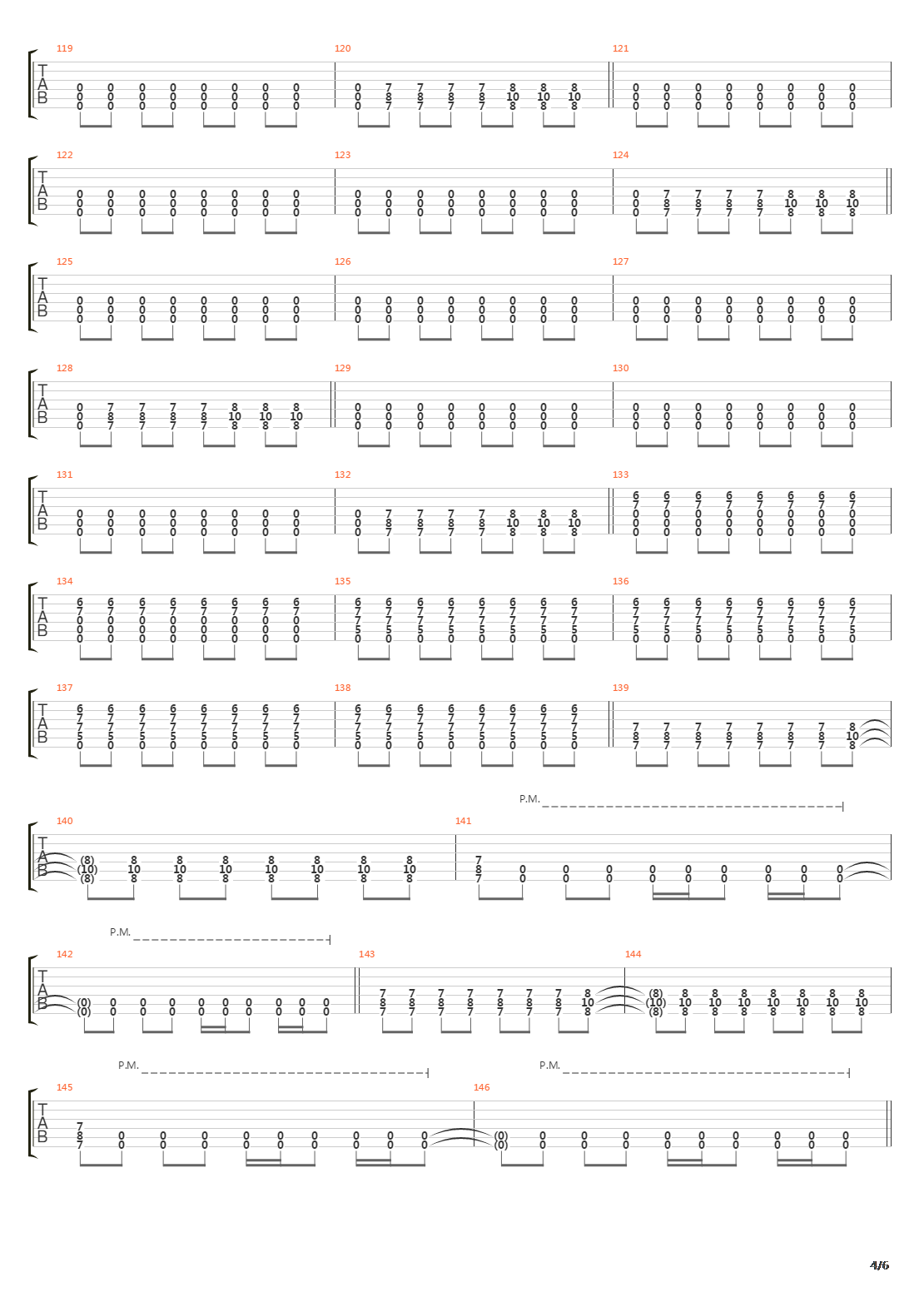 Meridian吉他谱