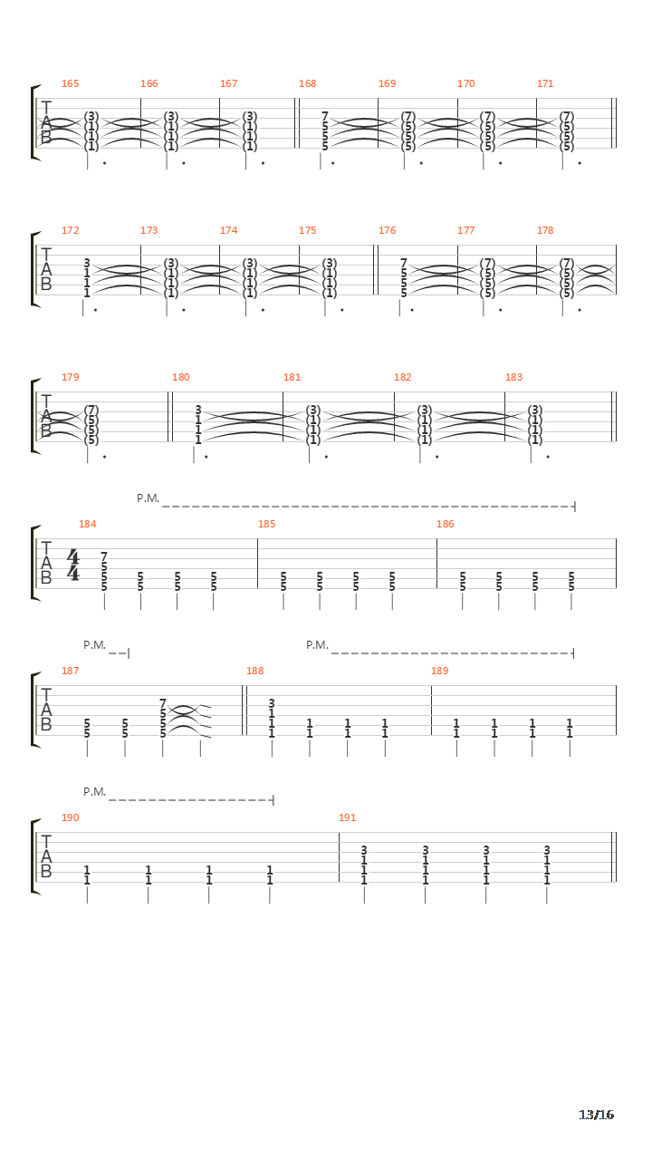 Pangaea吉他谱