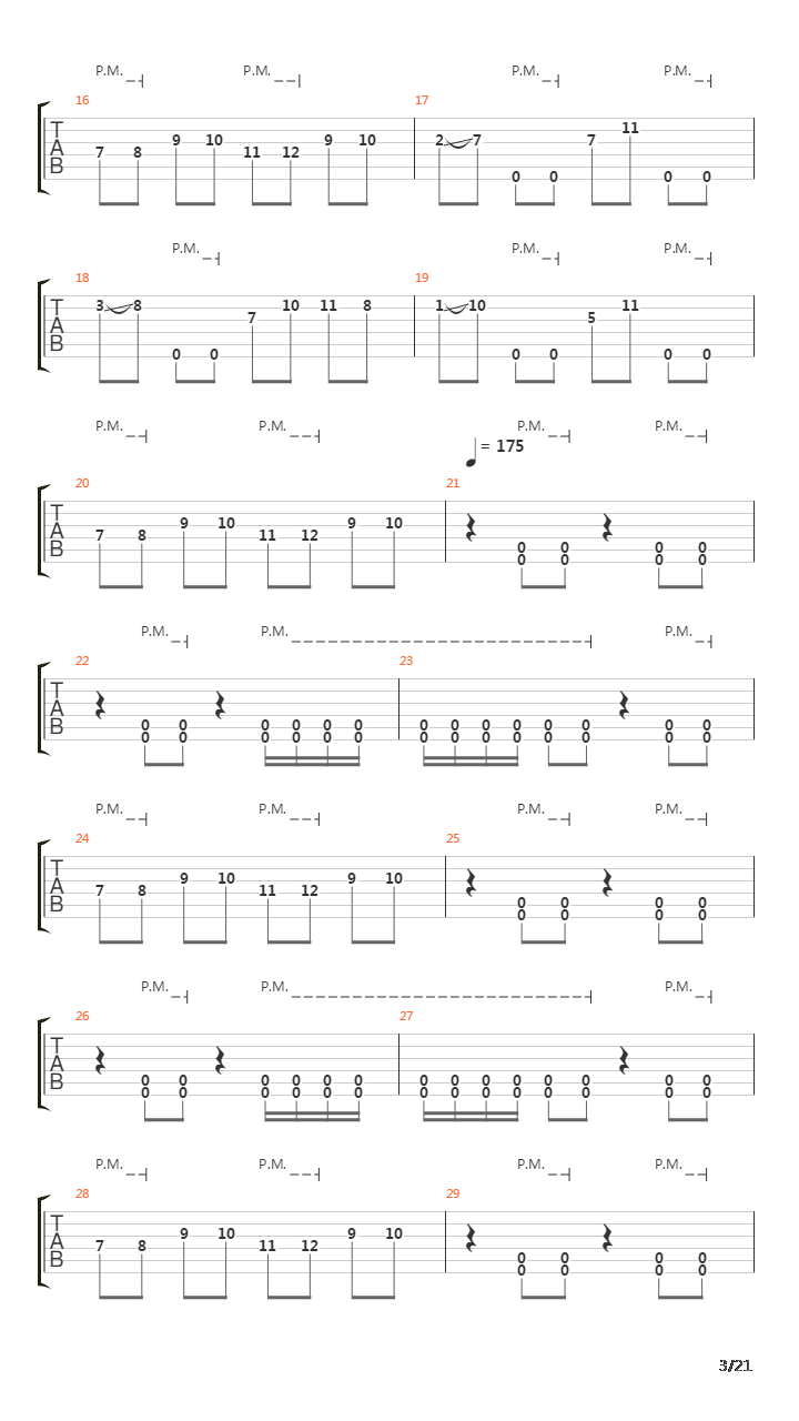 Seventh Trumpet吉他谱