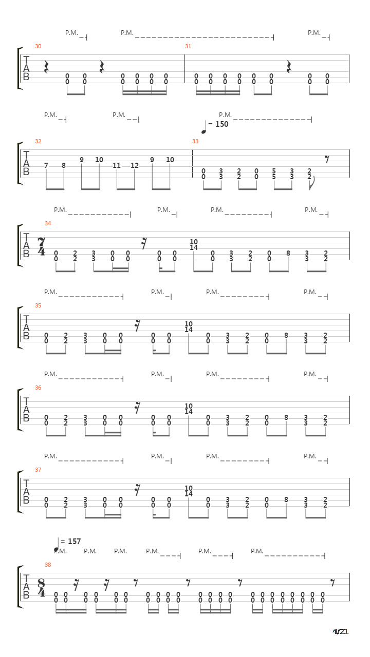 Seventh Trumpet吉他谱