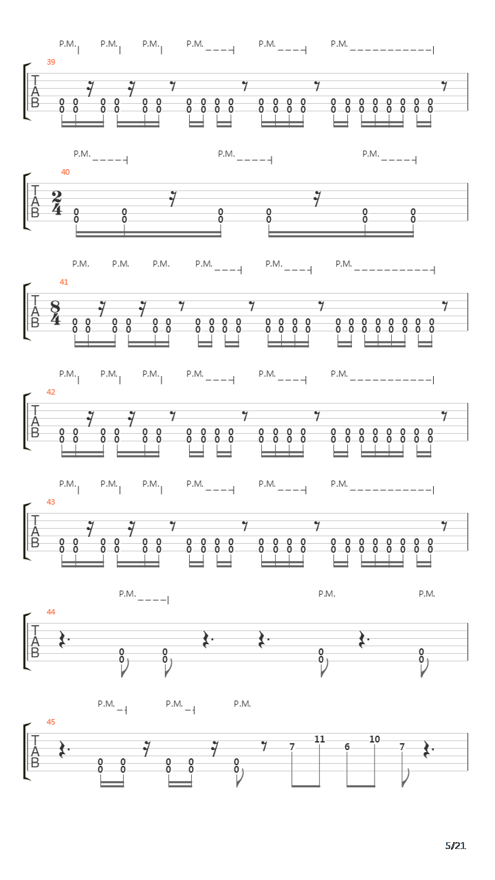 Seventh Trumpet吉他谱