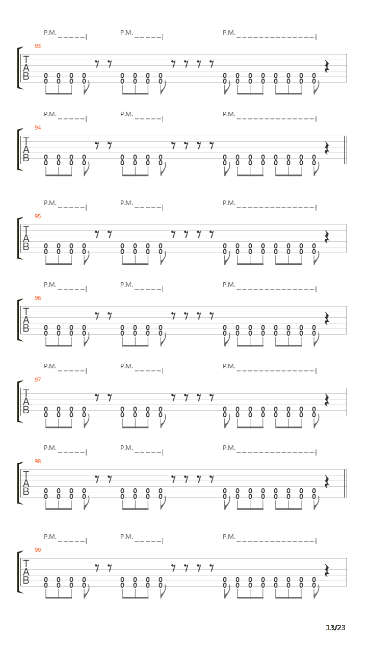 Seventh Trumpet吉他谱