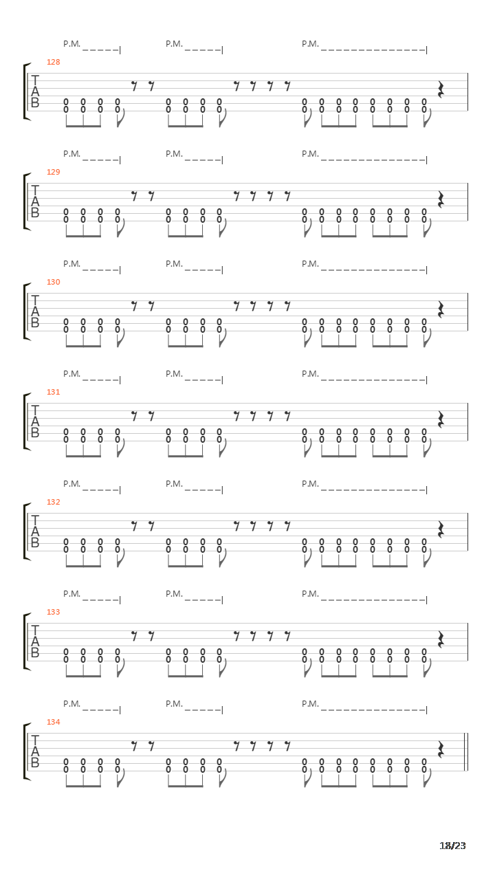 Seventh Trumpet吉他谱