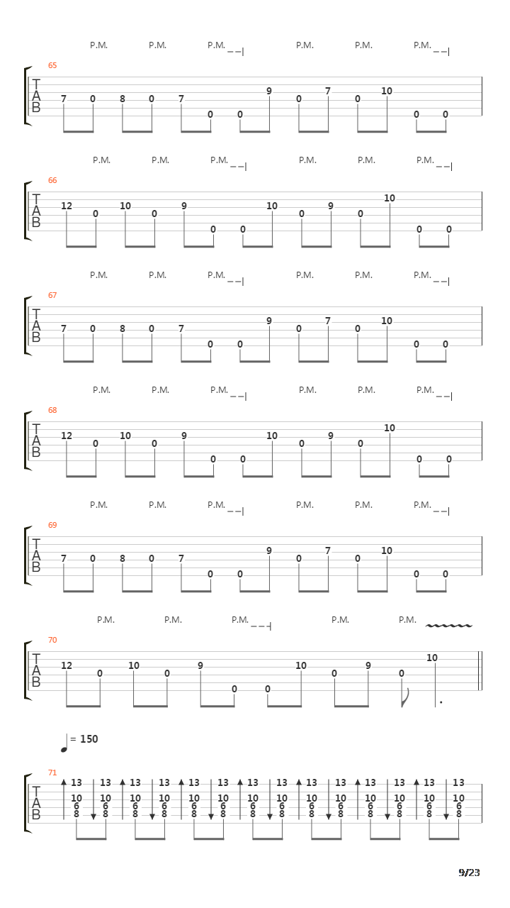 Seventh Trumpet吉他谱