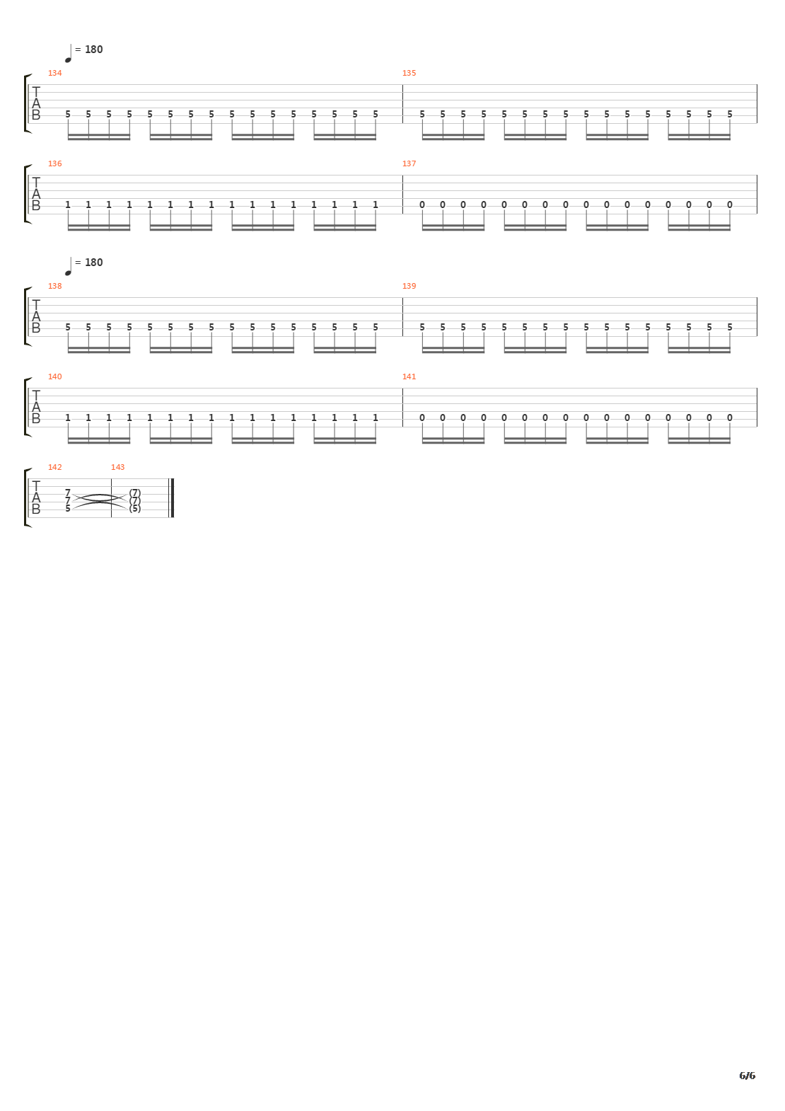 Thirty And Seven吉他谱