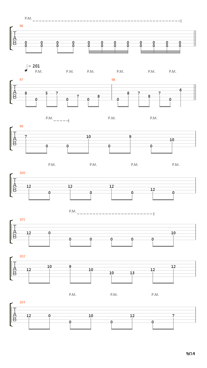 Thirty And Seven吉他谱