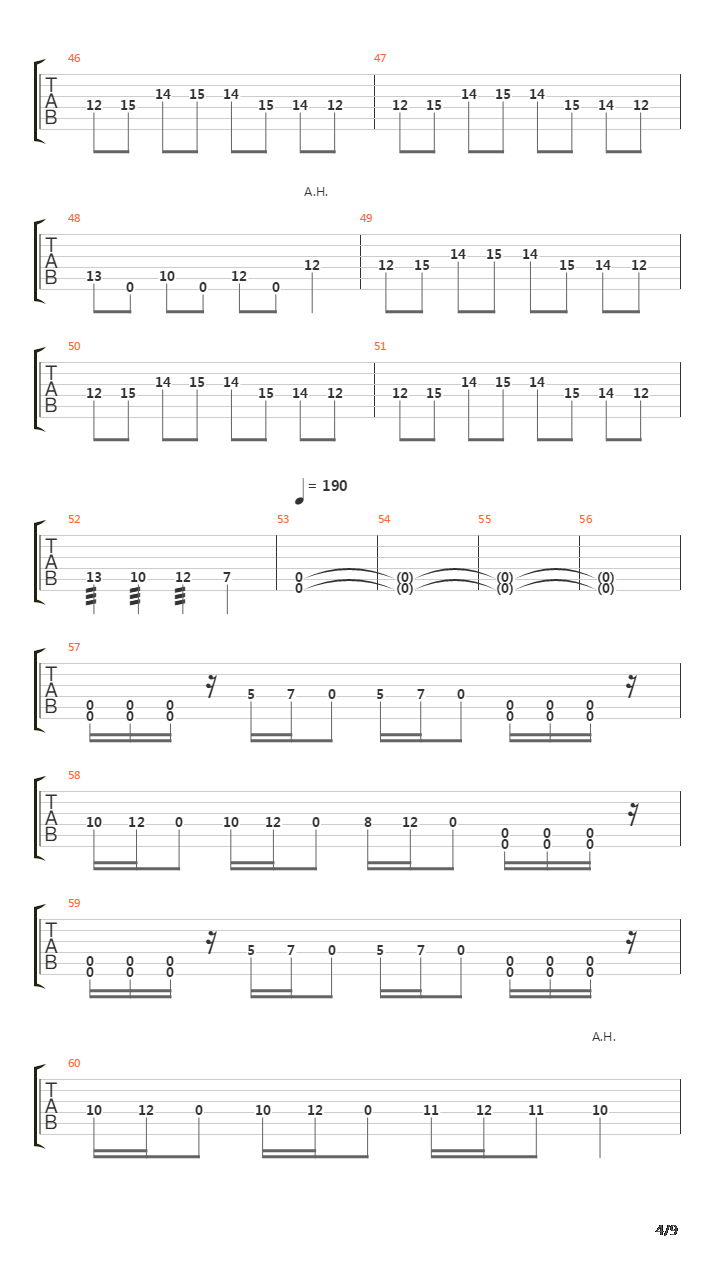 Thirty And Seven吉他谱