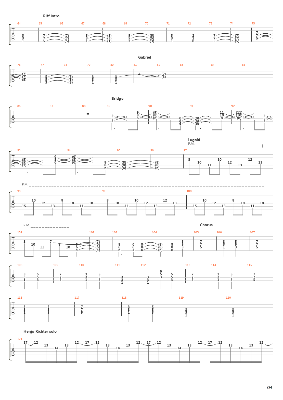 Avantasia吉他谱