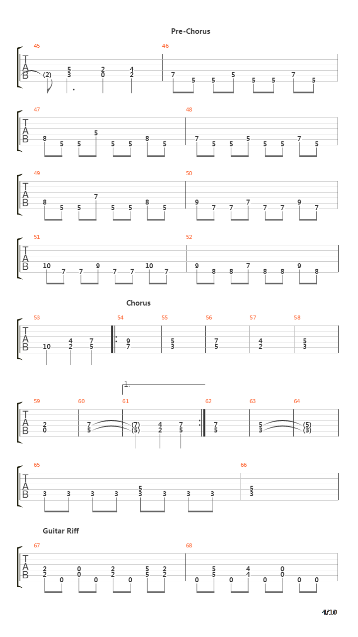 Memory吉他谱