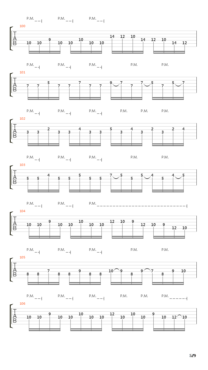 Sign Of The Cross吉他谱