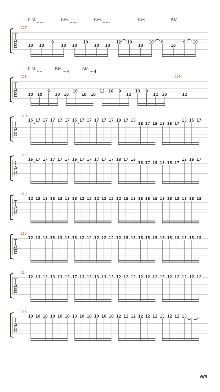 Sign Of The Cross吉他谱