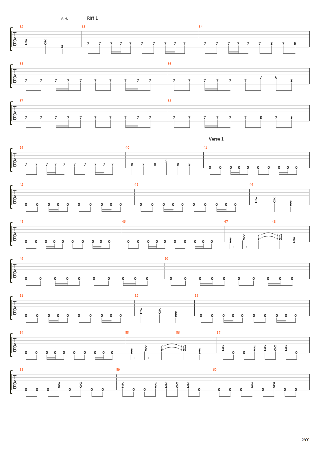 The Final Sacrifice吉他谱