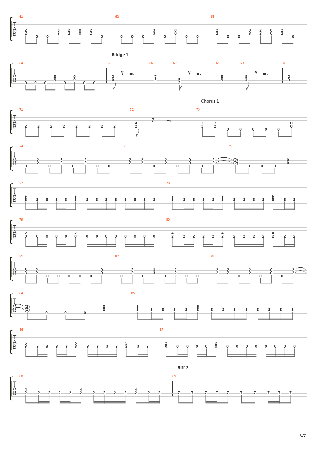 The Final Sacrifice吉他谱