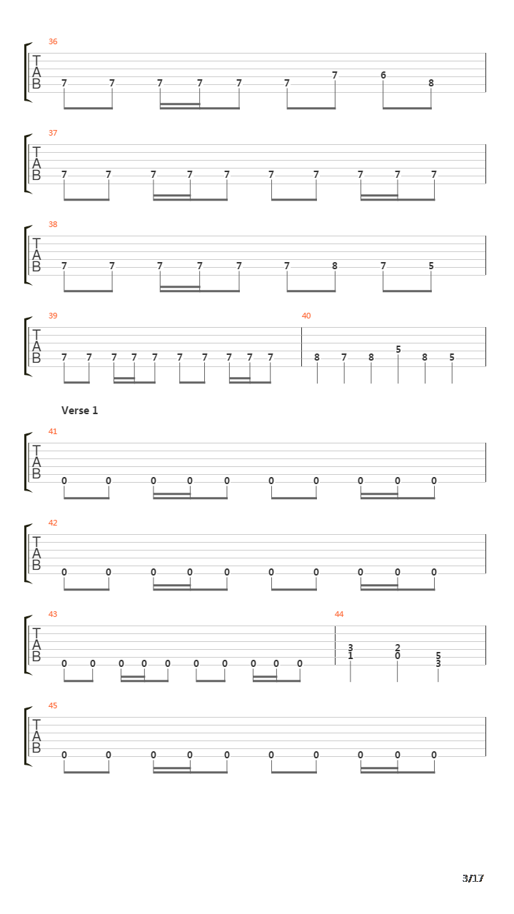 The Final Sacrifice吉他谱