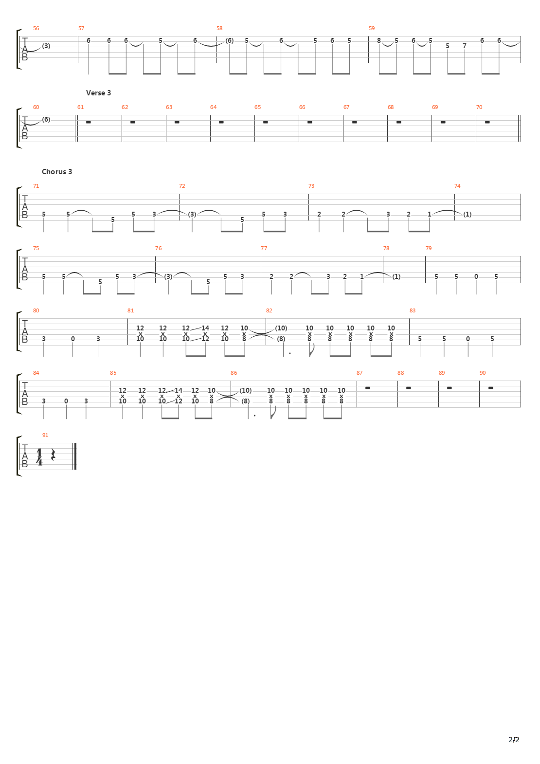 A Walk吉他谱