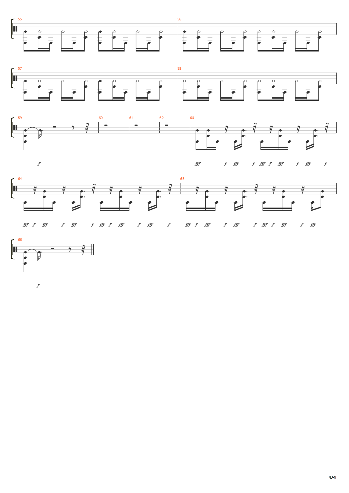 Automatic Man吉他谱